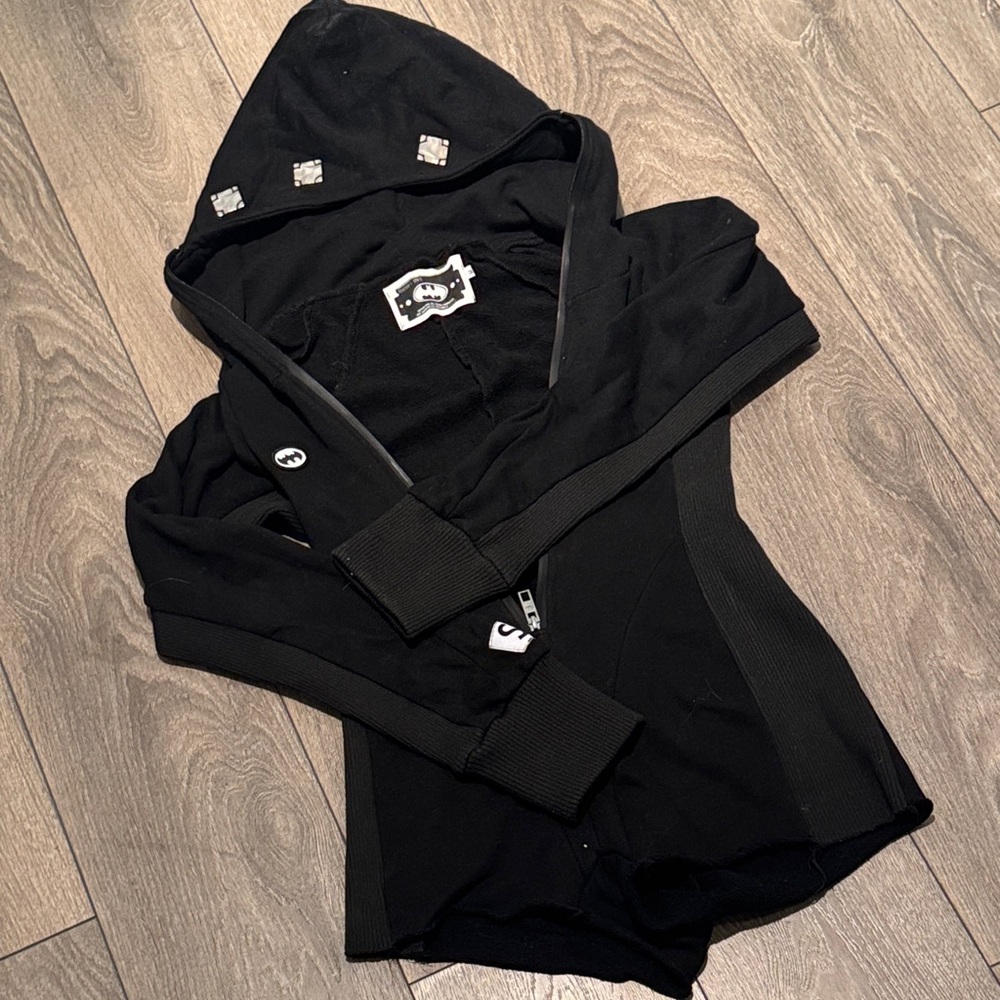 SMFK Black Hooded BATMAN BODYSUIT